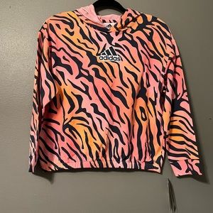 NWT Adidas Sz Large (Girls) Hooded Pullover!